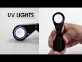 10x Jeweler Loupe Magnifier with 6 LED and  UV Lights GEM-246