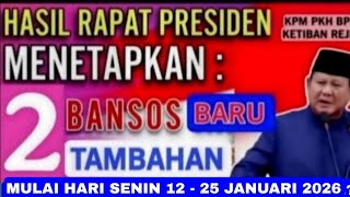 KABAR GEMBIRA DITANGGAL 12 JANUARI 2026 KPM PKH BPNT YG MENUNGGU BANSOS TAHAP 4 CAIR SIMAK