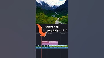 How To Make Custom Video Transitions In DaVinci Resolve #shorts,  #YouTubeshorts