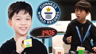 Is He The World's Best Speedcuber? - Guinness World Records screenshot 4