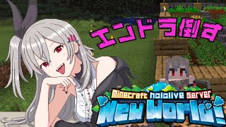 【 Minecraft 】ついにエンドラ討伐！時間あればおうち作成！#９【ホロライブ DEV_IS 響咲リオナ】