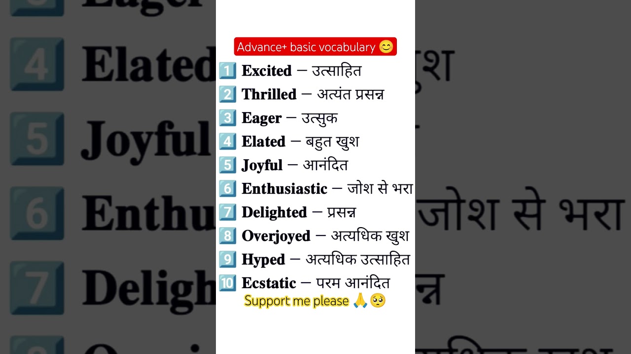 😍 Daily Use English Vocabulary Words to Boost Your Speaking 🗣️🔥 | 