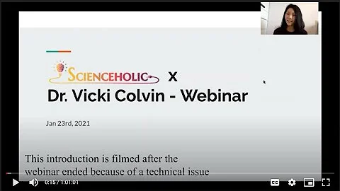 ScienceHolic X Dr. Vicki Colvin