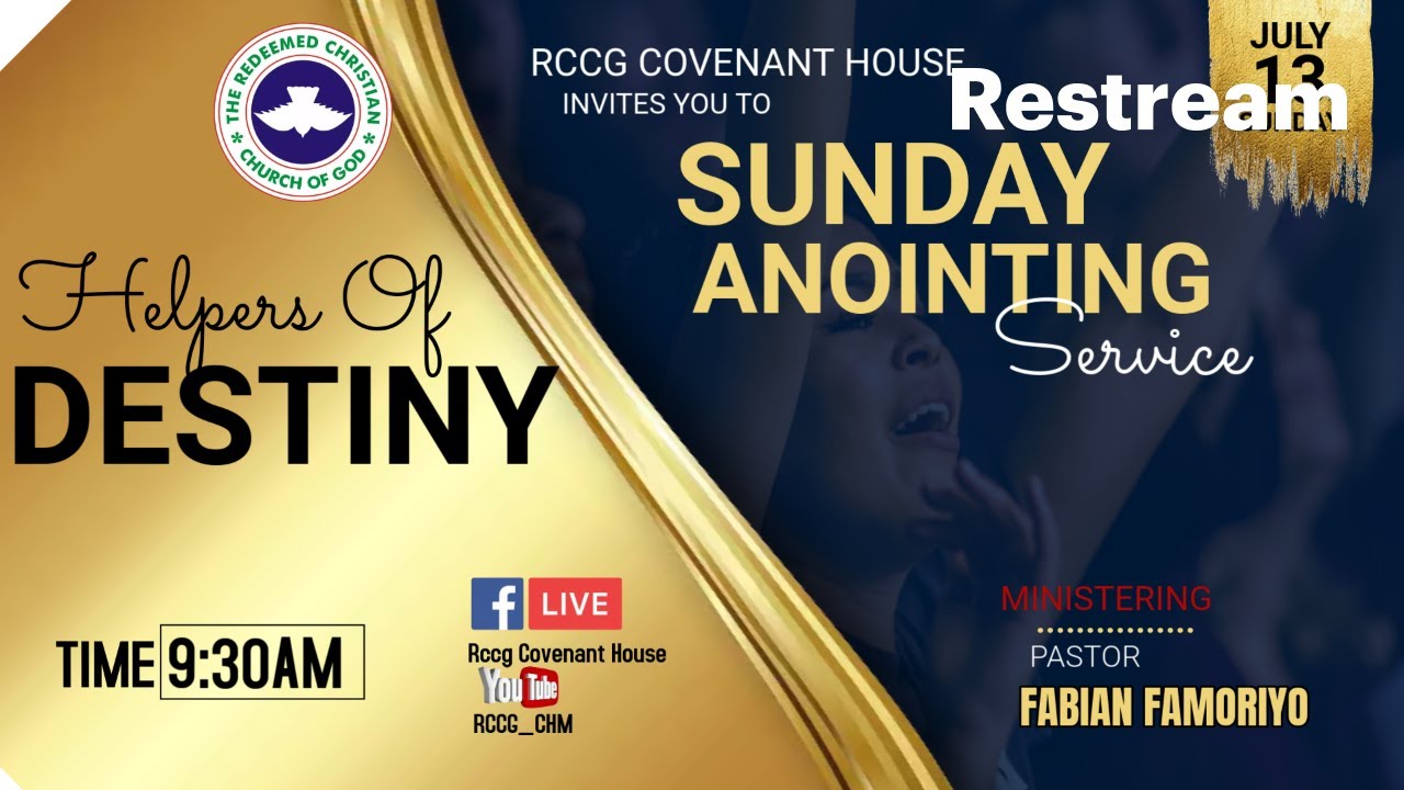 RCCG COVENANT HOUSE || ANOINTING SERVICE 13/7/2025 - YouTube