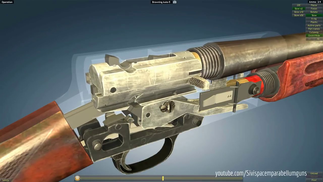 Как работает Browning Auto 5 YouTube