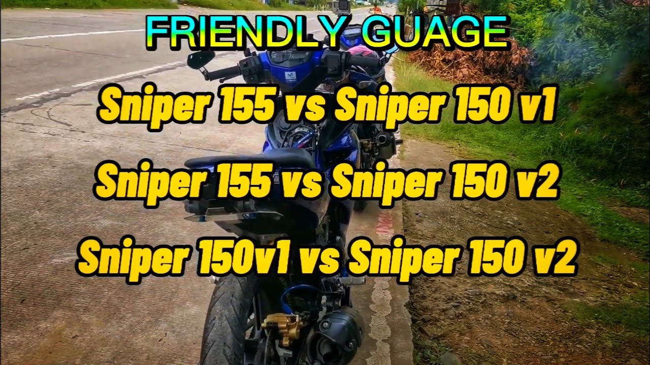 SNIPER 155 VS SNIPER 150 V1 and V2