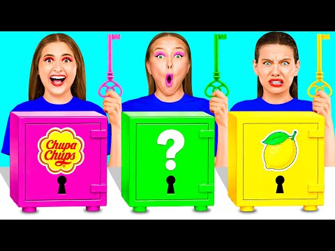 Solve the Mystery Challenge of 1000 Keys | Funny Food Hacks by BaRaFun Challenge