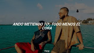 Ryan Castro, Manuel Turizo - MENOS EL CORA (Letra)