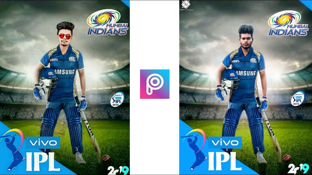 picsart ipl photo editing 2019 || IPL cricket manipulation photo editing in picsart