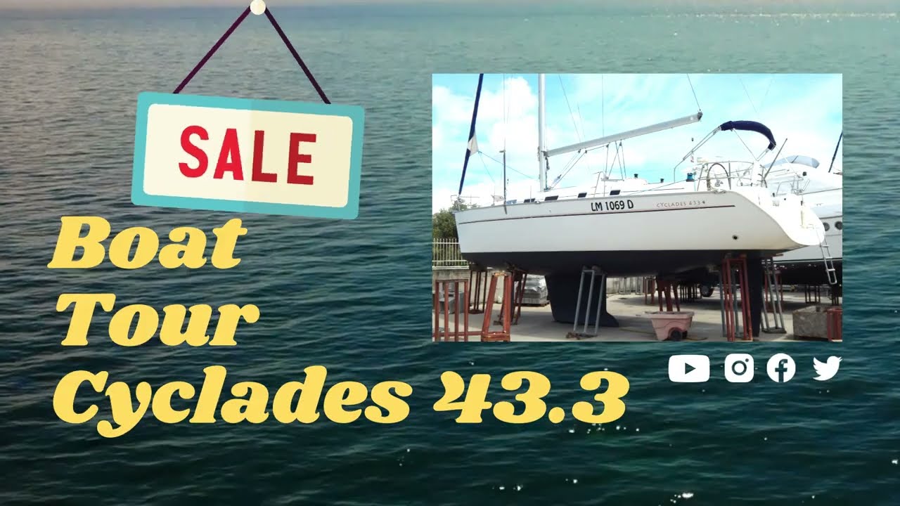 Beneteau Cyclades 43.3 For Sale – 3 Cabins, 3 Heads, 1 Owner | Full Boat Tour