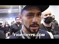 KEITH THURMAN FINAL MESSAGE AFTER BEATING MARIO BARRIOS; LEAVES ARENA HAPPY TO SAY "I'M BACK"