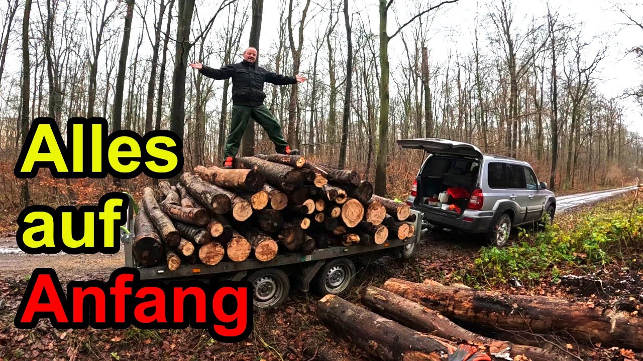 Ich muss mein Holz wieder selbst aus dem Wald holen