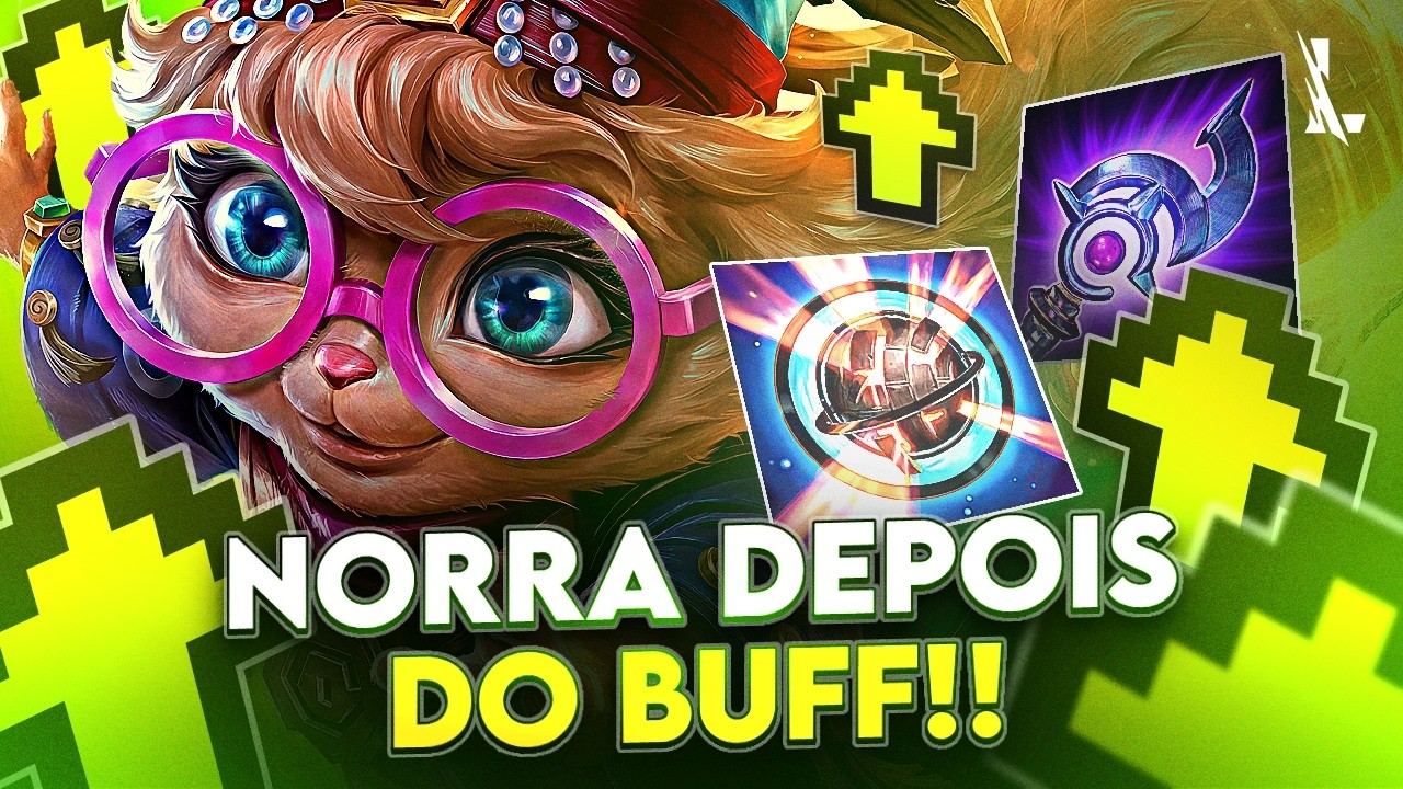 ESSE MOMENTO É MEU!!! NORRA TÁ IMORAL DEPOIS DO BUFF | LoL Wild Rift