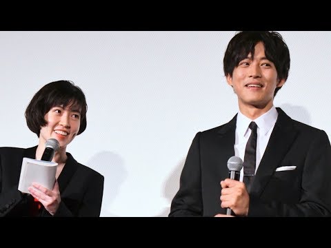 松坂桃李、共演のシム・ウンギョンに「ナウい」とほめられ複雑／映画『新聞記者』完成披露舞台挨拶