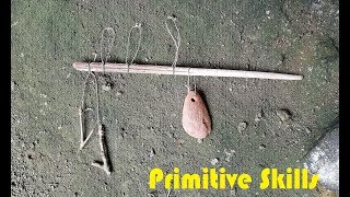 Primitive Skills: The Primitive Balance Are Made From Wood and Stone