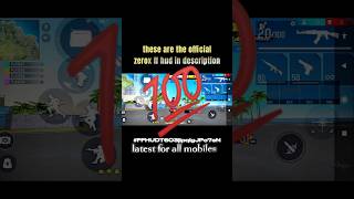 Official Zerox FF 3-Finger Custom HUD Code Revealed! ⚡😱 #shorts #freefire