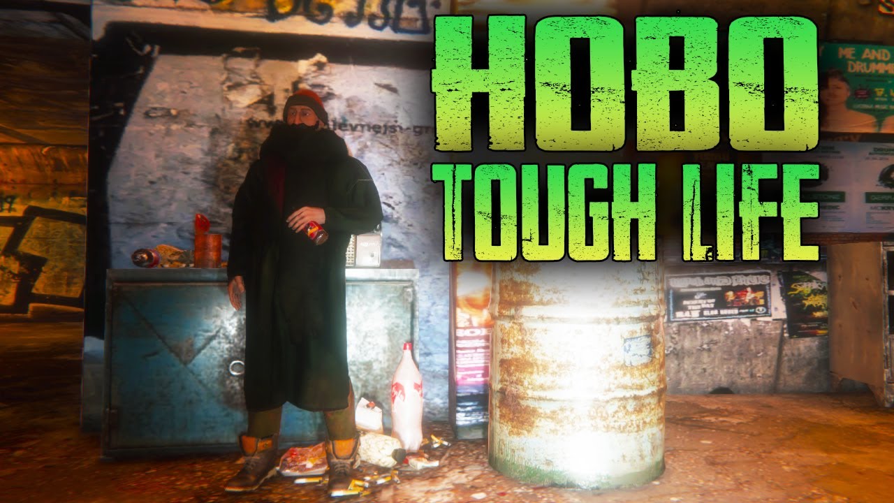 Взломанный бомж. Возвращение бомжа. Стример бомж. Hobo tough Life.