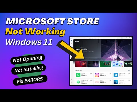 How to Fix Microsoft Store Not Working Windows 11 | Reinstall Windows Store