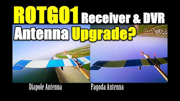 Eachine ROTG01 OTG Receiver How To Improve FPV Video Quality Test Dipole vs Pagoda Antenna