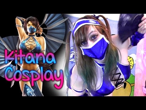 Kitana Cosplay 【 Mortal Kombat 】♡ HD 1080p, Dancing, Fans, Ninja Kunai ♡ ~ BabyZelda ASMR Gamer Girl