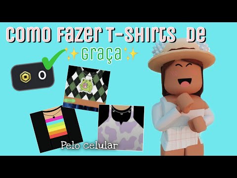 Como fazer ROUPAS DE GRAÇA para usar no Roblox SEM ROBUX, SEM PREMIUM ( Shirts grátis) Hey Misty 