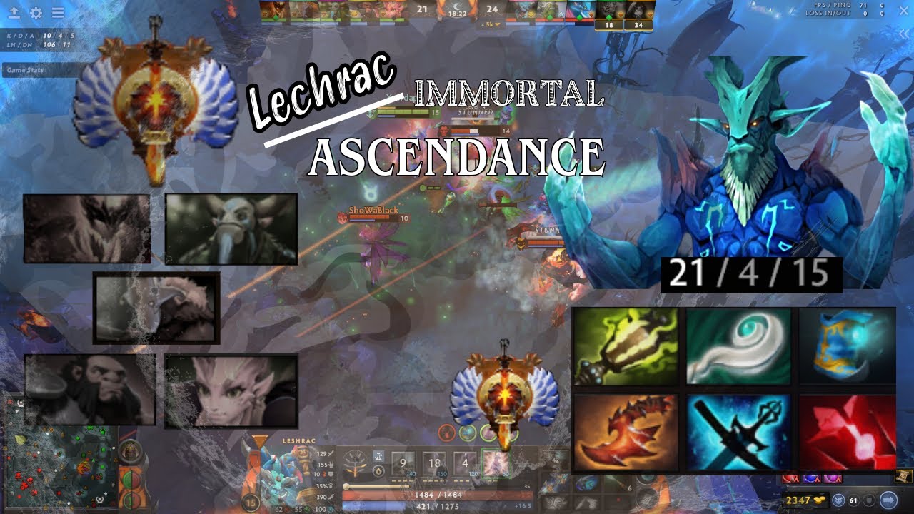 Leshrac the Tormented Soul: IMMORTAL RANK MATCH (A DOTA 2 PRO SHOWCASE)