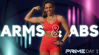 Strong and Sculpted Arms and Abs Bootcamp Workout | PRIME  Day 2