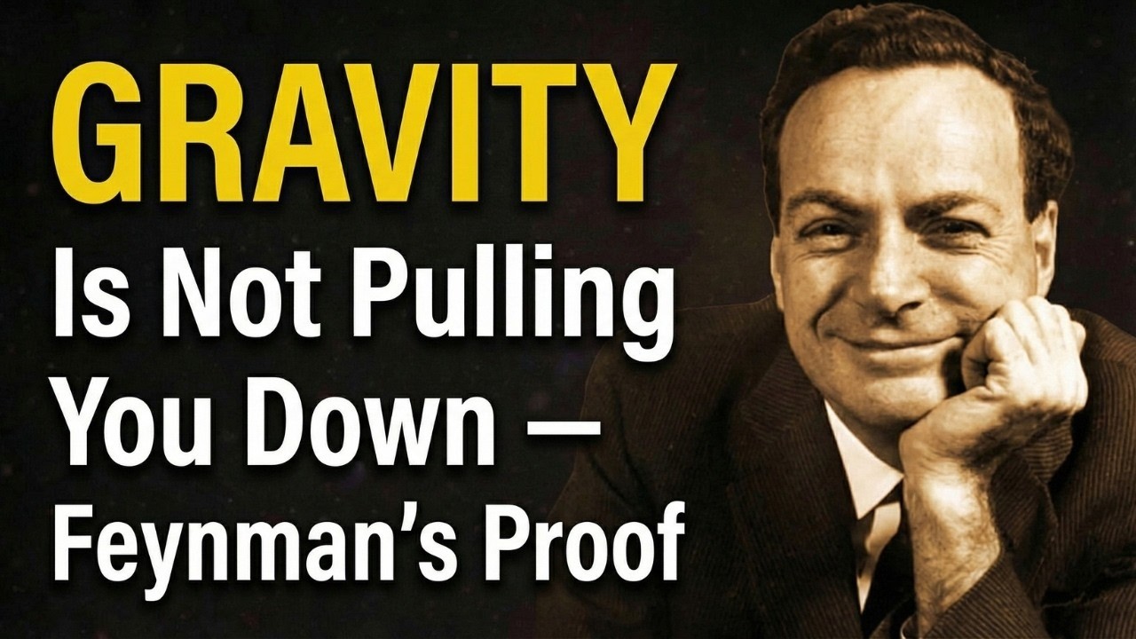 GRAVITY Is Not Pulling You Down — Feynman's Proof - YouTube