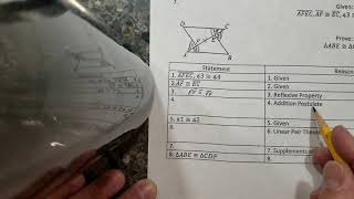 Fill In The Blank Proofs CW pg. 21