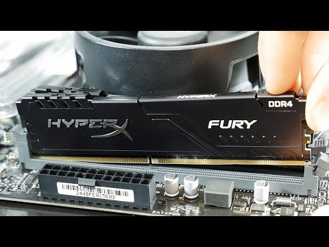 HyperX FURY 16GB DDR4 RAM Unboxing & install