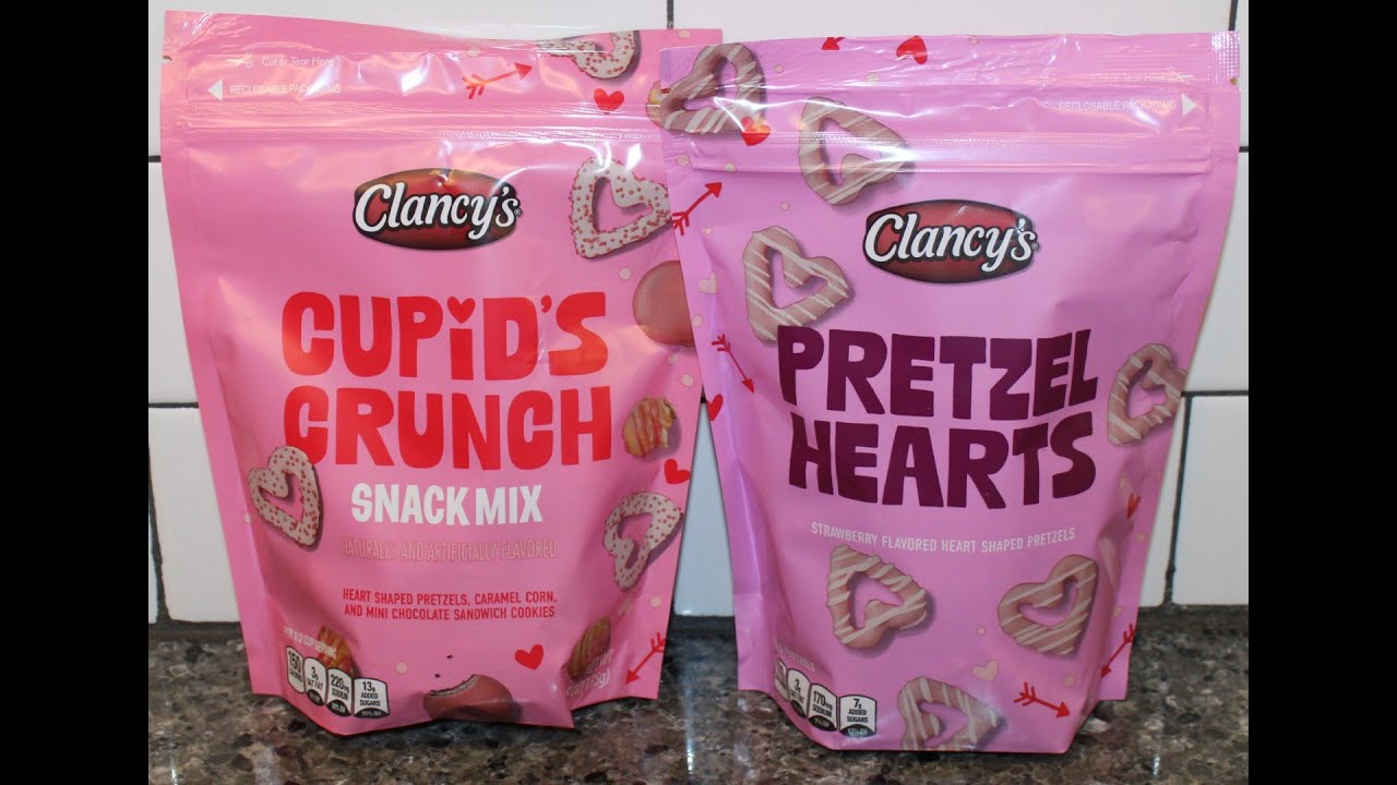 Clancy’s (Aldi) Cupid’s Crunch Snack Mix & Pretzel Hearts Review