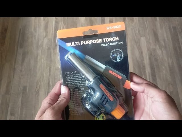 WS-502C Auto Ignition Flamethrower Butane Burner Gas Torch for Camping Welding BBQ WS-502C Auto Ignition Flamethrower Butane Burner Gas Torch for Camping Welding BBQ