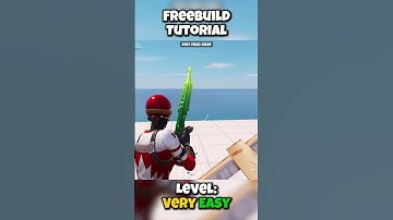 Freebuild Tutorial | Level Very Easy #fortnite #retake #tutorial #freebuild #learn #practice #kbm