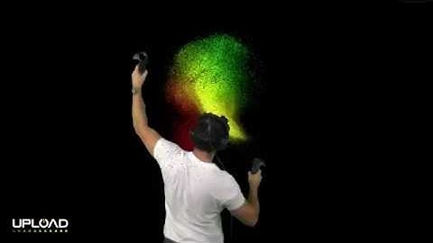 A Million Particles in VR with Music [Mixed Reality]