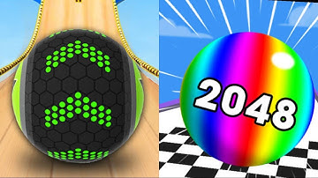 Going Balls VS Ball Run 2048 Gameplay Andorid İos All levels | Banana Frenzy| Portal Run| Challenge