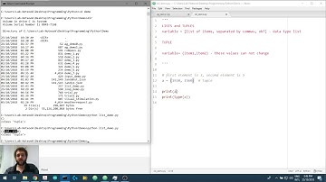Creating Visual Stimuli in Python 1.8: Tuples in python – immutable data