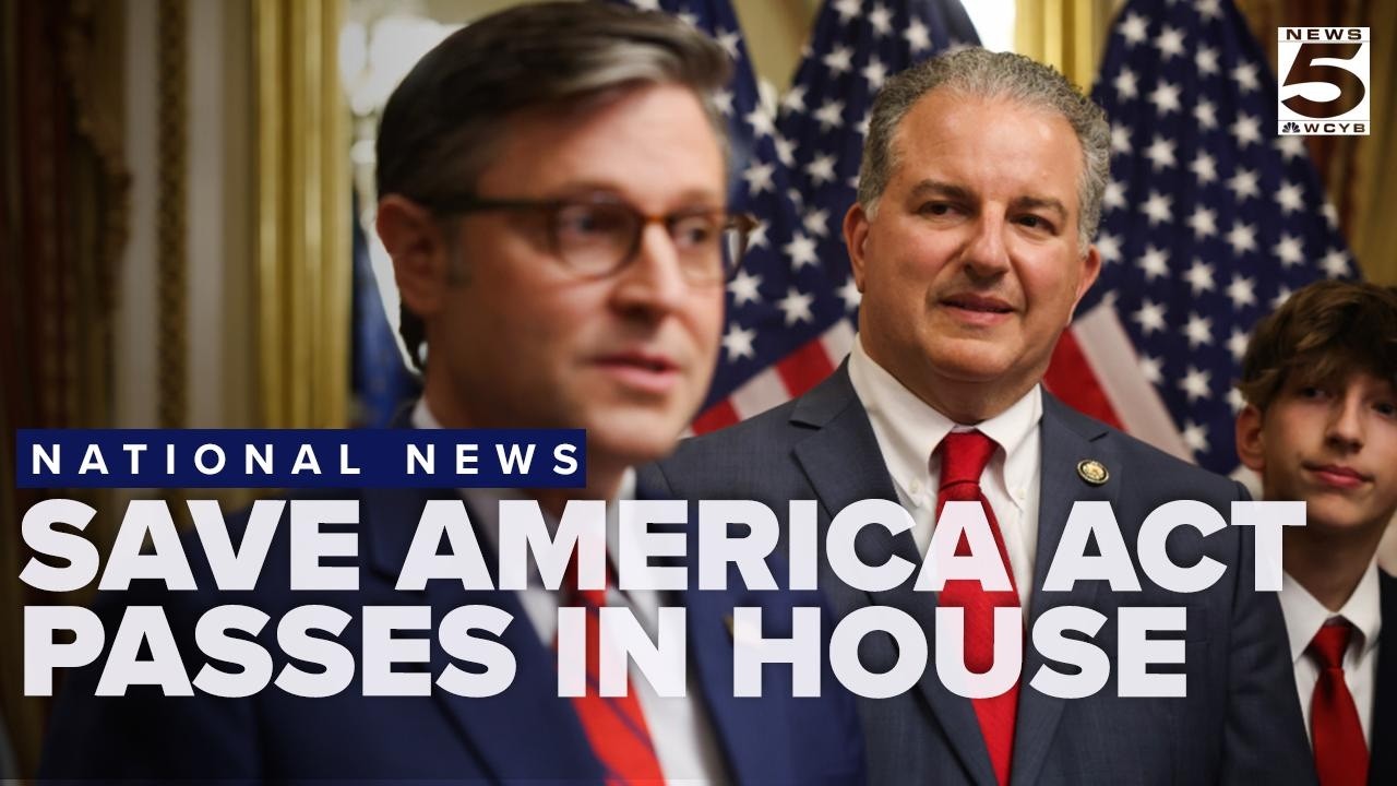 House passes SAVE Act, sends bill mandating photo ID & proof of citizenship to Senate