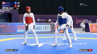 104 Round Of 64 Men 80Kg Can Ndzouli Cedric Aus Sweeney Liam