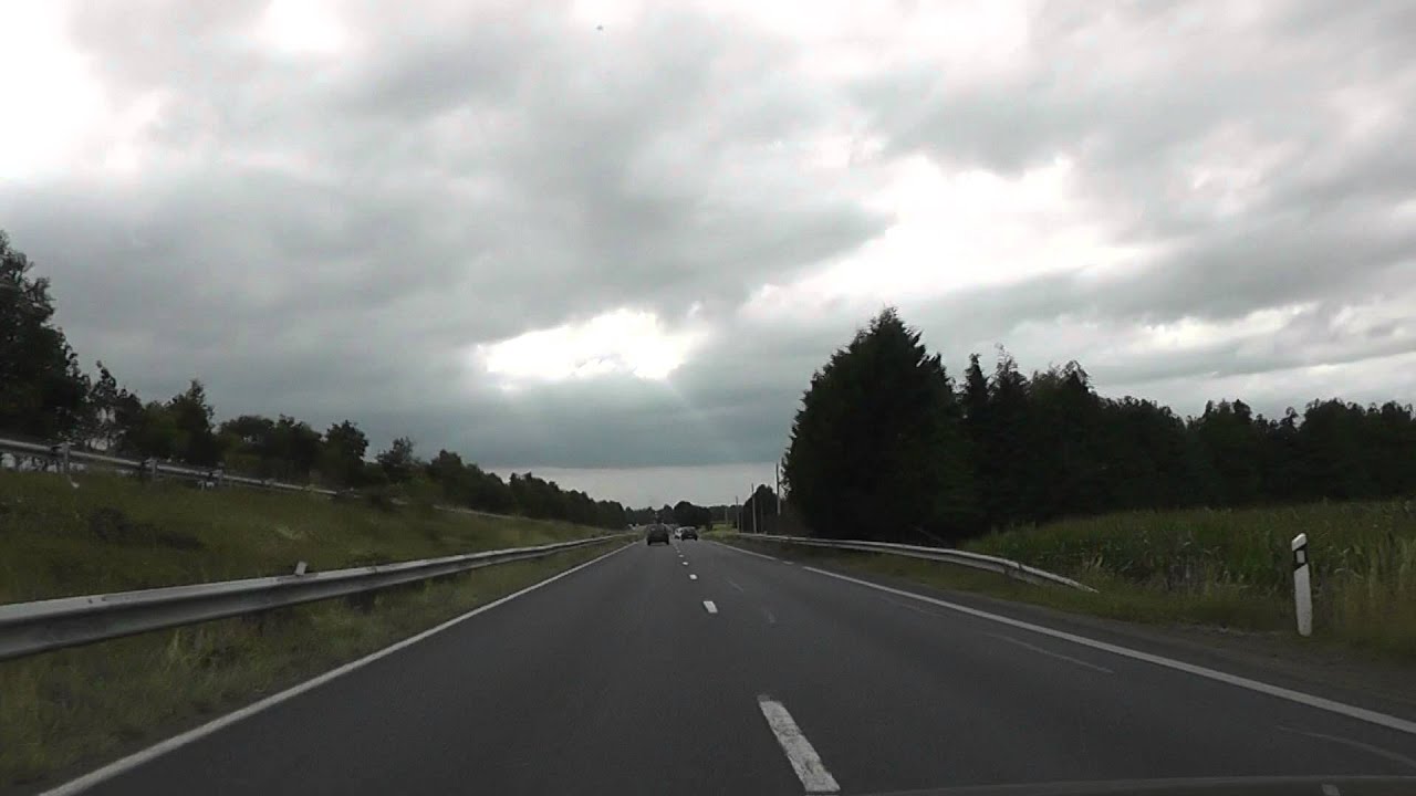 Driving On Route Nationale 12 From 22190 Plérin To 22200 Guingamp, Brittany, France 10th August 2013
