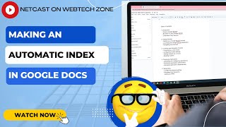 Making An Automatic Index In Google Docs