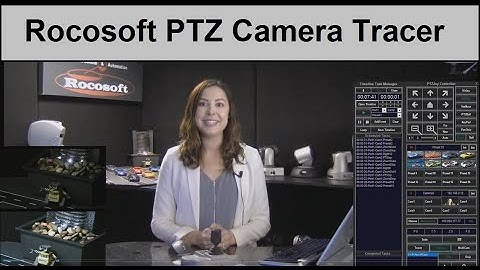 PTZ Camera Automation with Rocosoft PTZ Camera Tracer