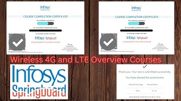 Wireless Evolution & 4G LTE Overview Questions with answers|| Infosys Springboard certification 2022