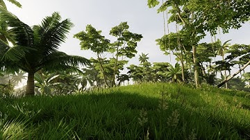 Improved grass in Jungle Demo v2 - Godot 4.3