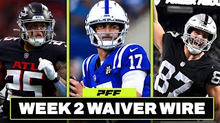 Top Players to Target on the Week 2 Waiver Wire | PFF Fantasy Podcast