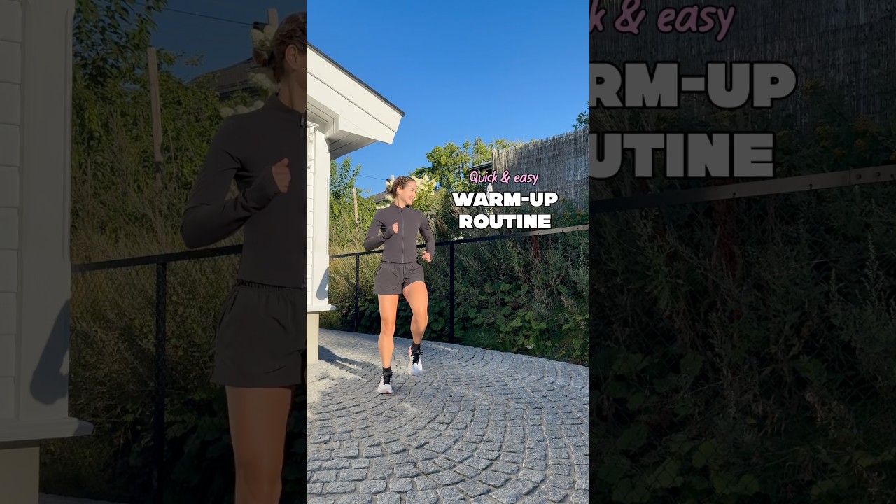 Quick & Easy Warm-Up Routine — Give This A Go Before Your Next Run 🔥🤝 #runner #runningcoach