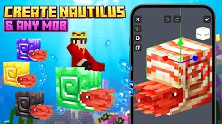 CRAFT ADDONS – Create NEW NAUTILUS & Any Mob You Like in Minecraft! (Ultimate Addon Maker on Mobile) screenshot 3
