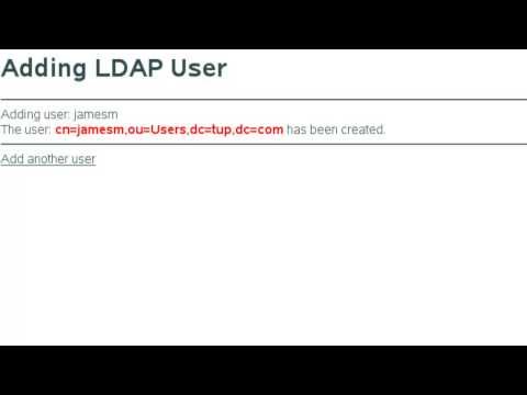 Managing openLDAP users with PHP