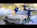 RV Pulls Car FOUND CAR Underwater... (Big Mistake) Oops!