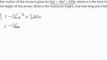 Algebra 2 Lesson 5.5 - Problem Solving Using Quadratic Functions