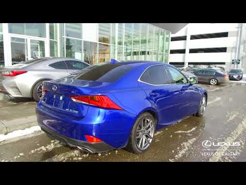 Ultra Sonic Blue 2017 Lexus IS350 (STK# 200310A)